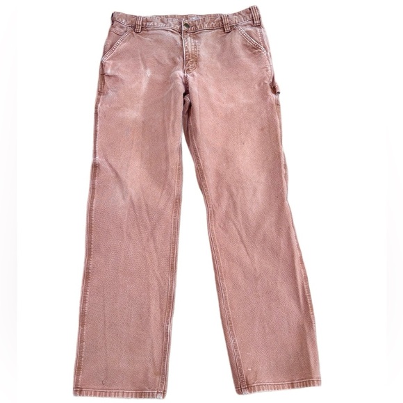 COPY - Carhartt Men's Tan Work Pants 36x34
Rugged Flex Relaxed Fit 
Model BN327… - Picture 2 of 7